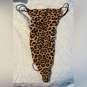 Strappy back bodysuit